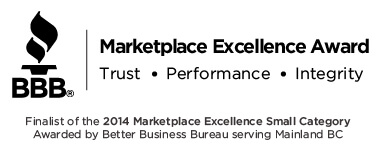 Finalist for the 2014 BBB Torch Awards for Marketplace Excellence