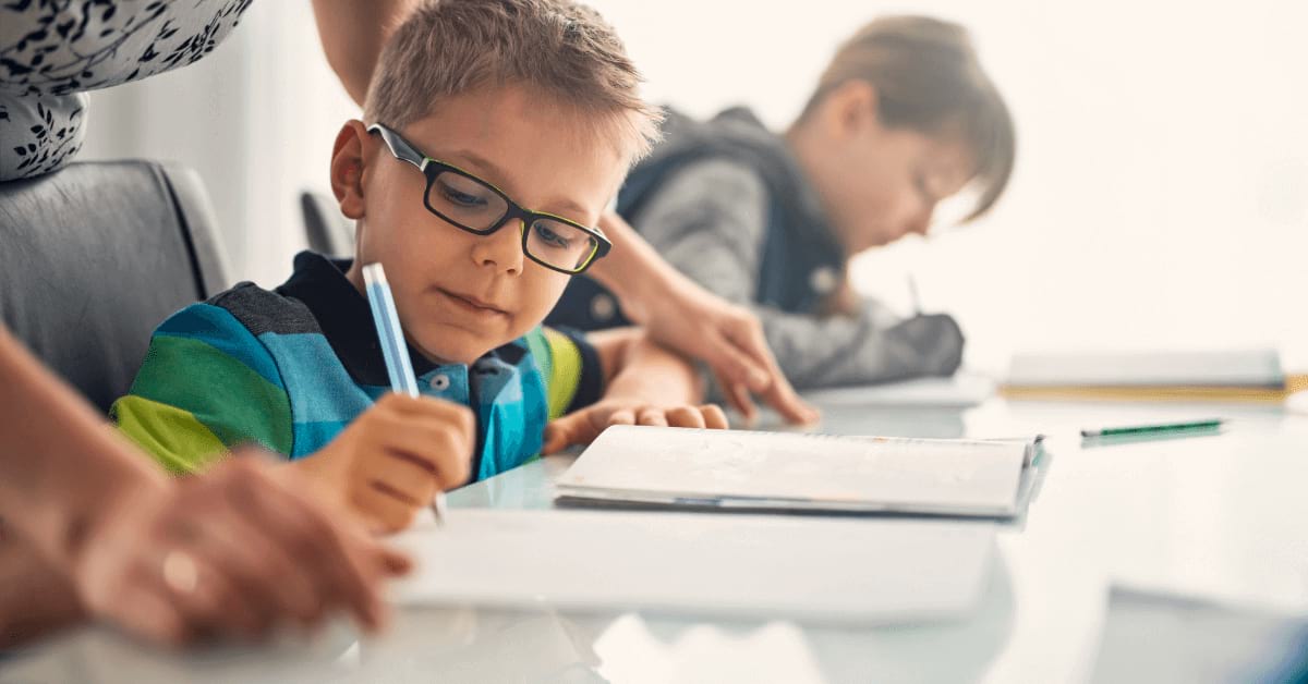 Child with Homework