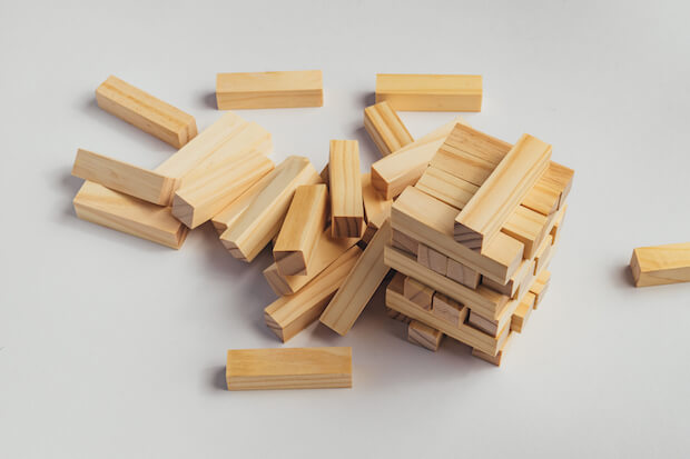 stem to steam article image - jenga building blocks