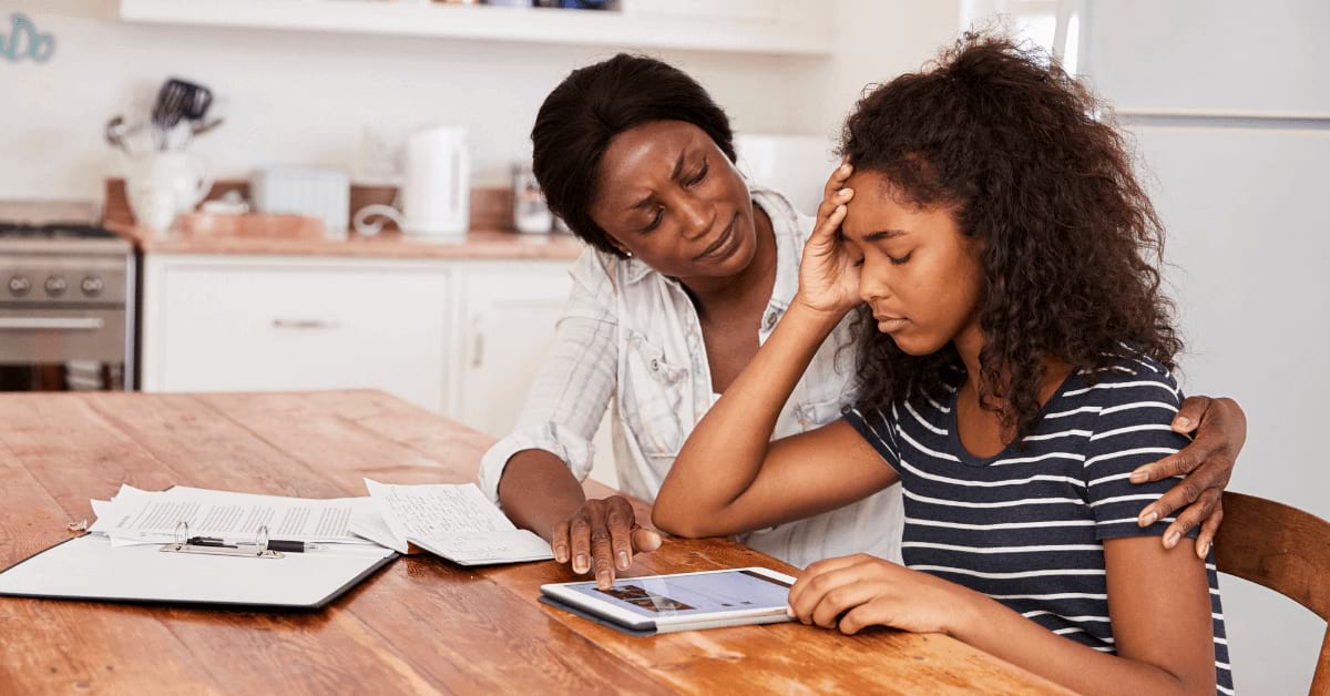 Teenager Struggling with Anxiety