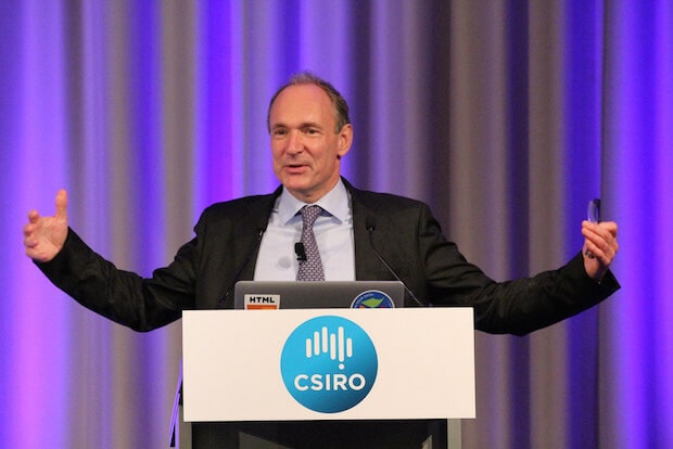 Tim Berners-Lee inventor of the world wide web 