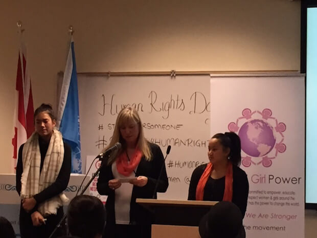 tutoring company owner speaks on education for girls at united nations event
